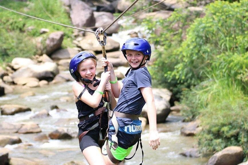 Rafting 5 km Zipline Jungle Tour from Phuket
