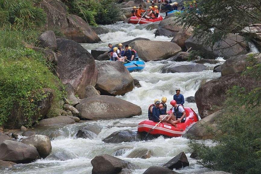 Rafting 5 km Zipline Jungle Tour from Phuket