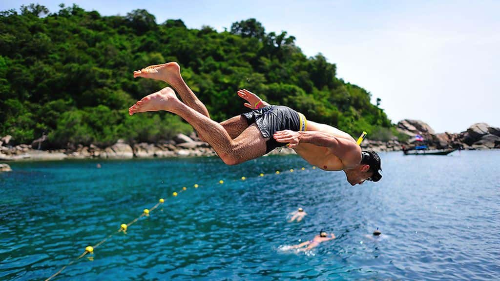 full day trip to koh tao and koh nang yuan from koh samui by speedboat, koh tao and koh nang yuan
