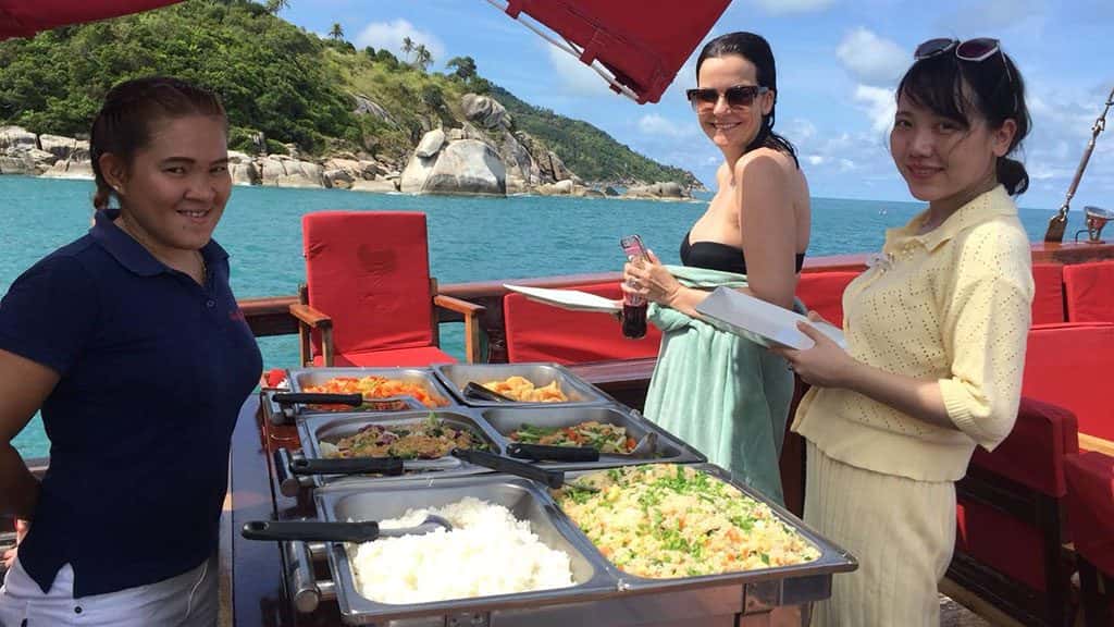 koh phangan brunch cruise tour