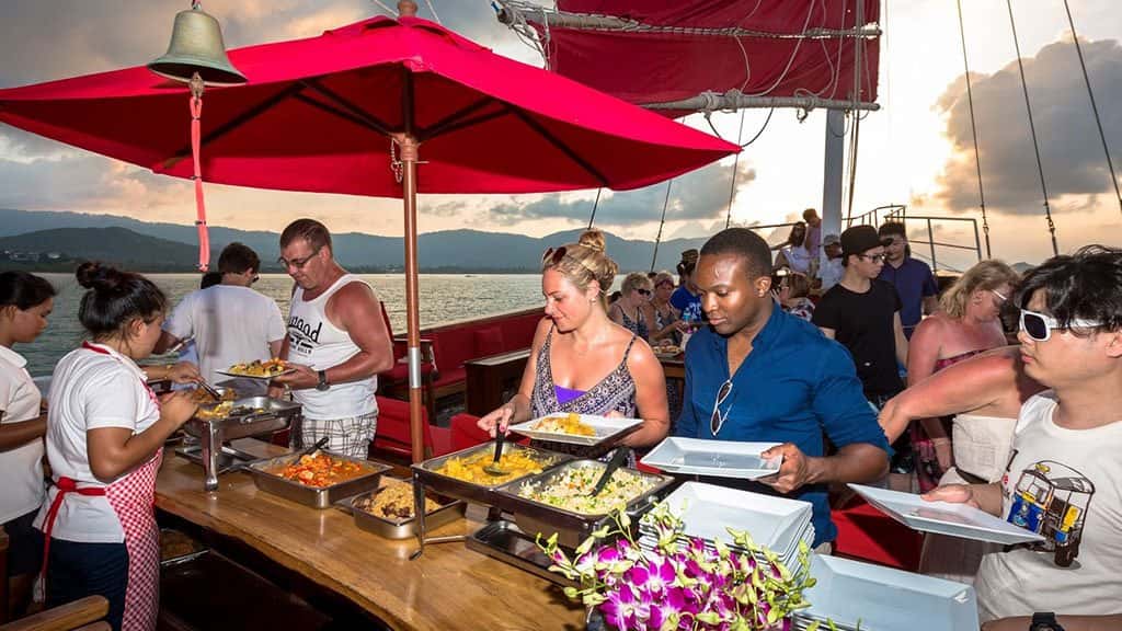 Koh Samui Sunset Dinner Cruise With Red Baron Chinese Sailboat