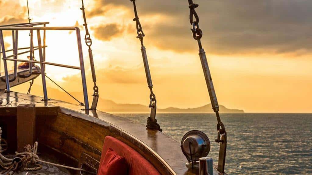 Koh Samui Sunset Dinner Cruise With Red Baron Chinese Sailboat