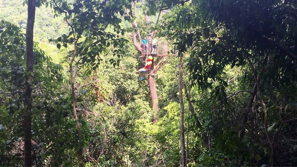 zipline canopy adventure tour, zipline koh samui