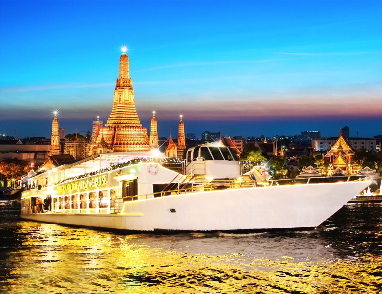 chaophraya cruise dinner bangkok