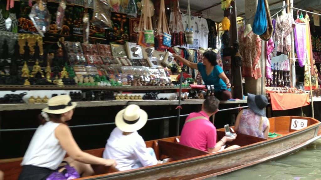 floating market, damnoen saduak