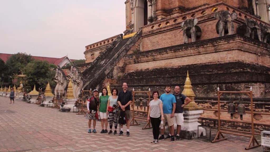 chiang mai, city bike, bike tour, sunset