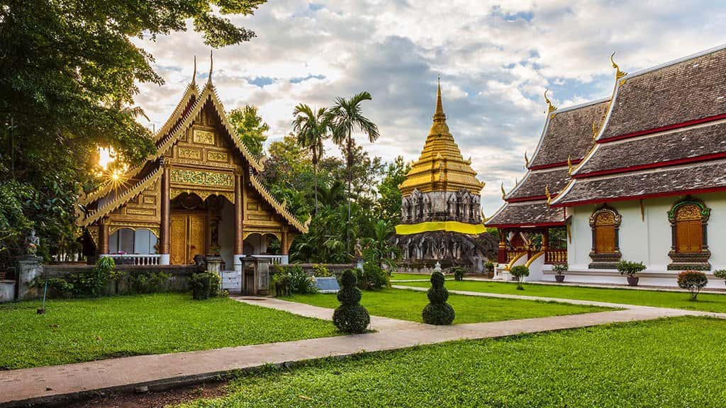 chiang mai, city bike, bike tour, sunset