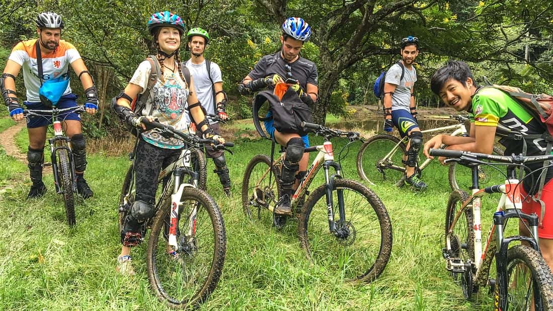 hike and bike, doi suthep national park, chiang mai