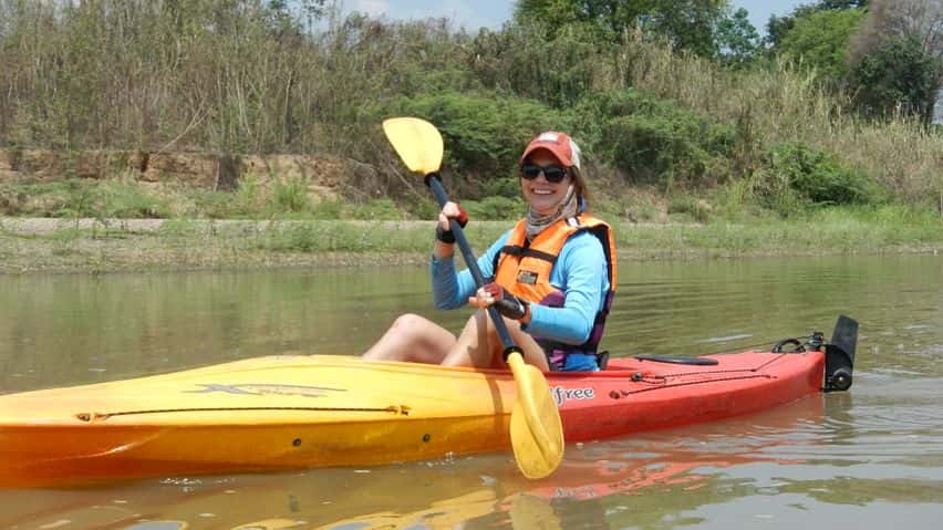 kayaking, ping river, chiang mai