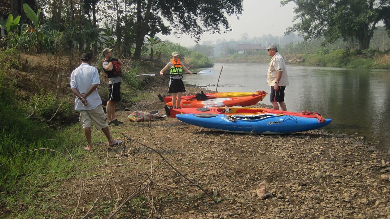 one day kayak, mae ngat valley, ping river, chiang mai