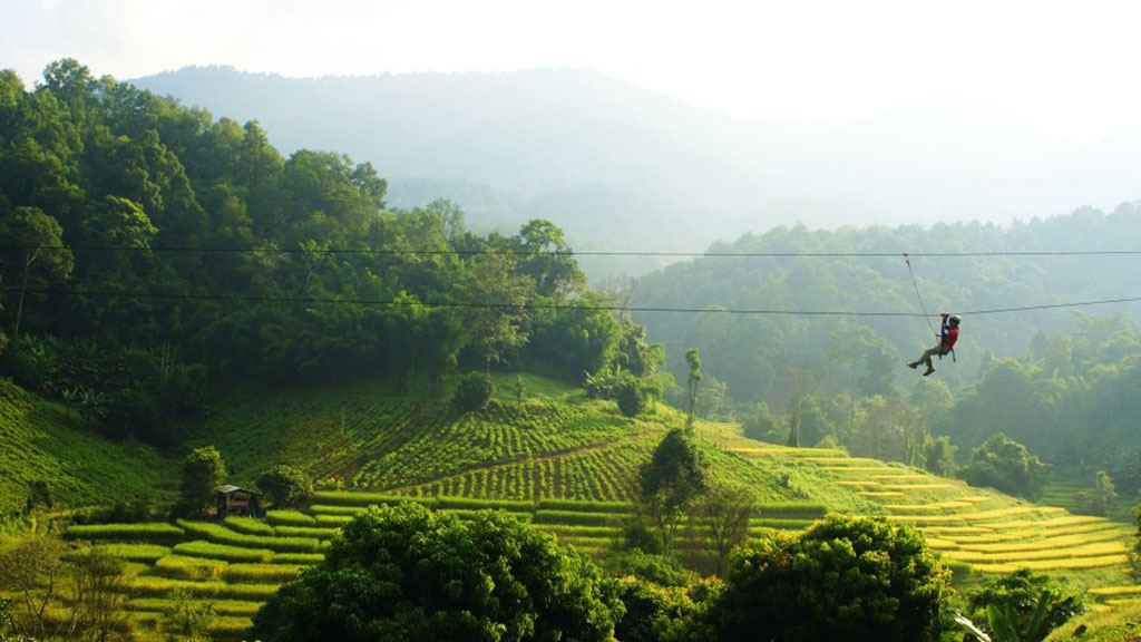 eagle track zipline, zipline adventure tour, chiang mai