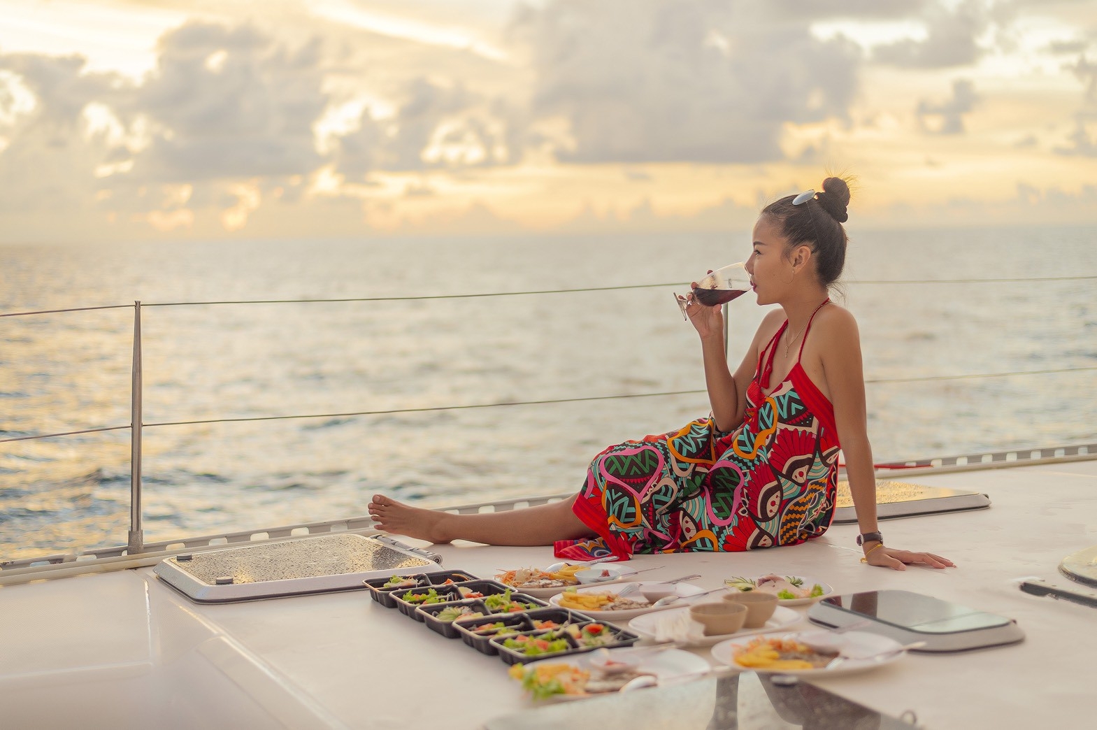 Phuket sunset dinner cruise Promthep Cape