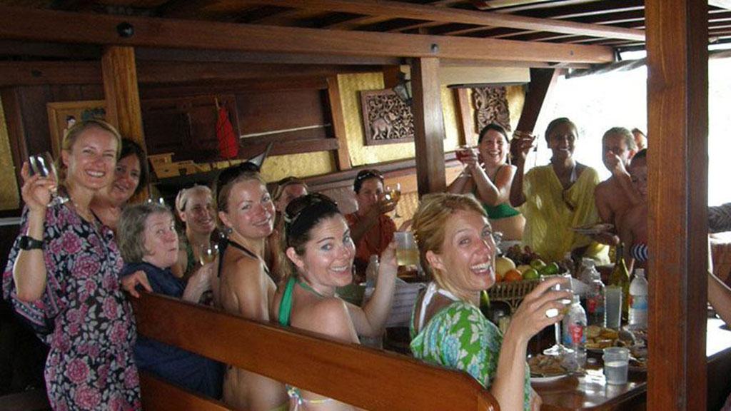 chantara junk boat, koh samui, koh phangan
