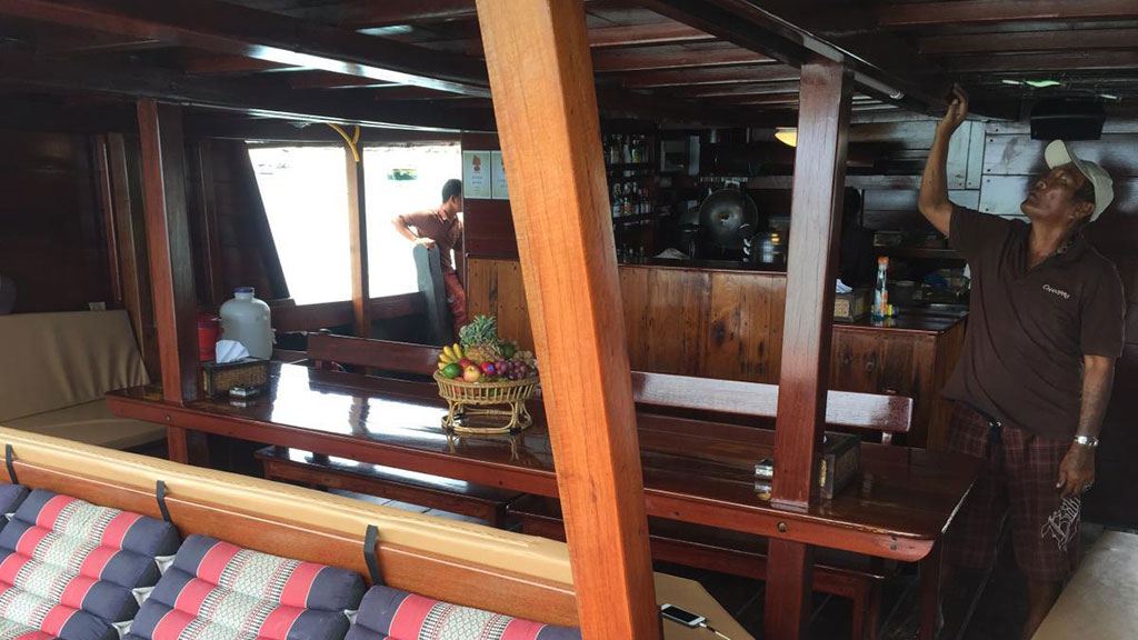 chantara junk boat, koh samui, koh phangan
