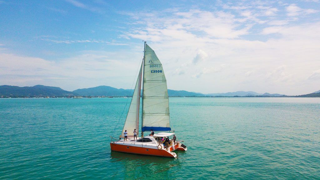 Phuket private yacht charter Racha Coral Island