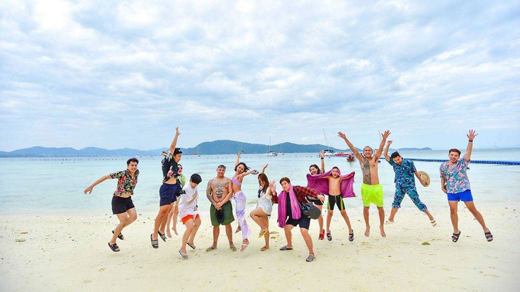 Phuket private yacht charter Racha Coral Island