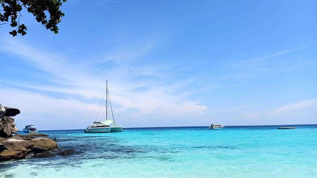 Phuket private yacht charter Racha Coral Island