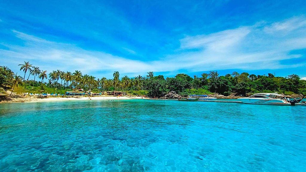 Phuket private yacht charter Racha Coral Island