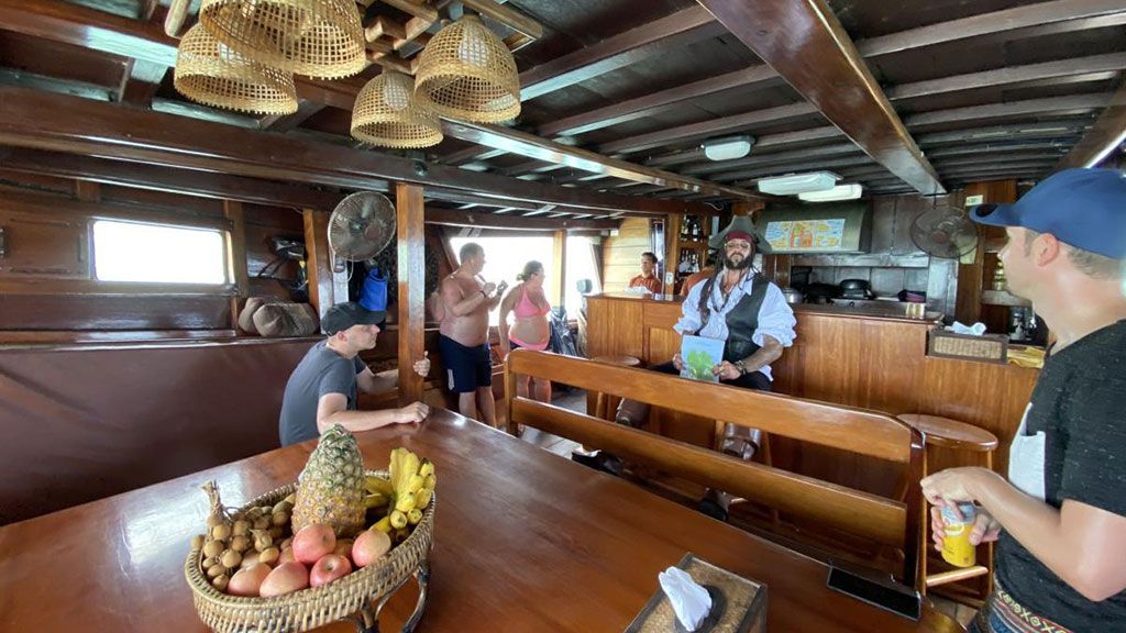 sunset dinner cruise, koh samui, junk boat
