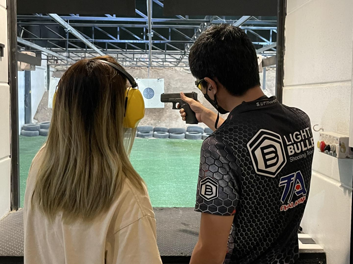 Light-Bullet-Indoor-Shooting-Range-Experience-from-Pattaya