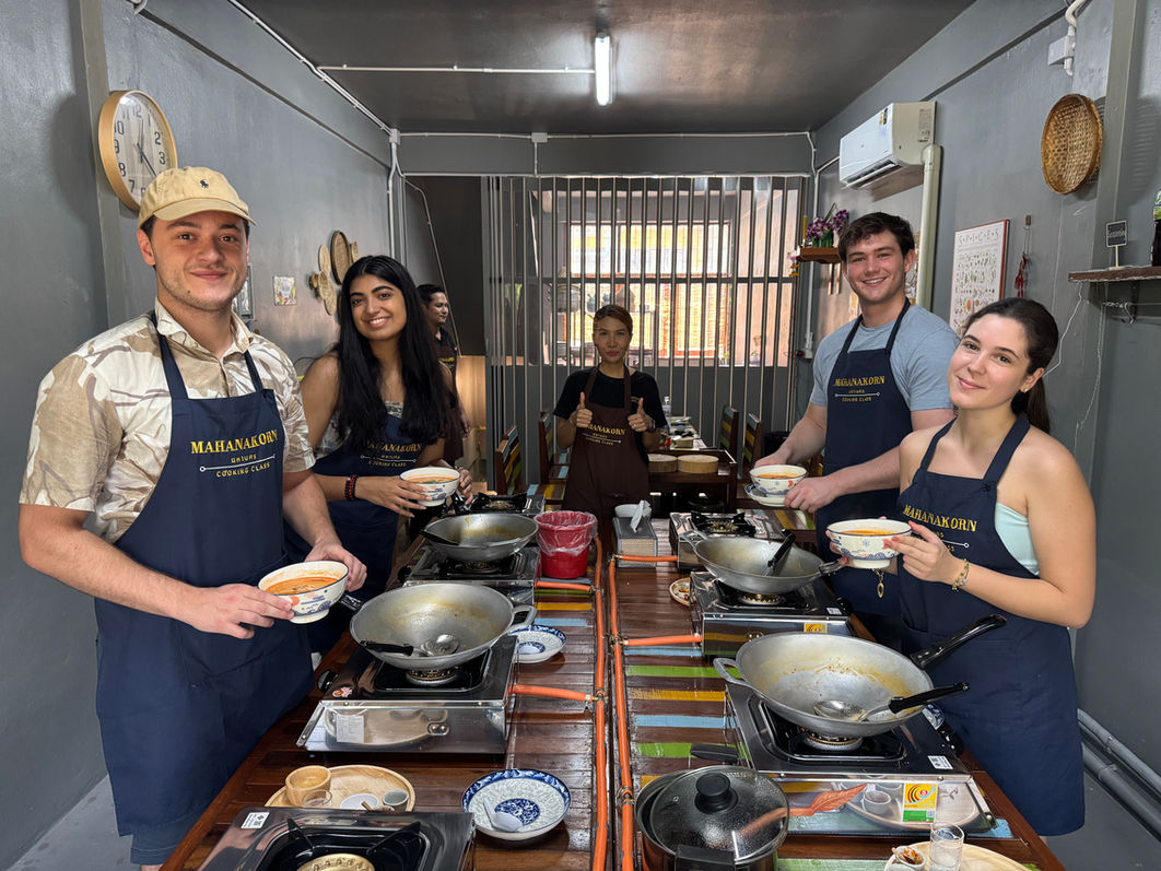 Hands-on Thai Cooking Class near Wat Pak Nam