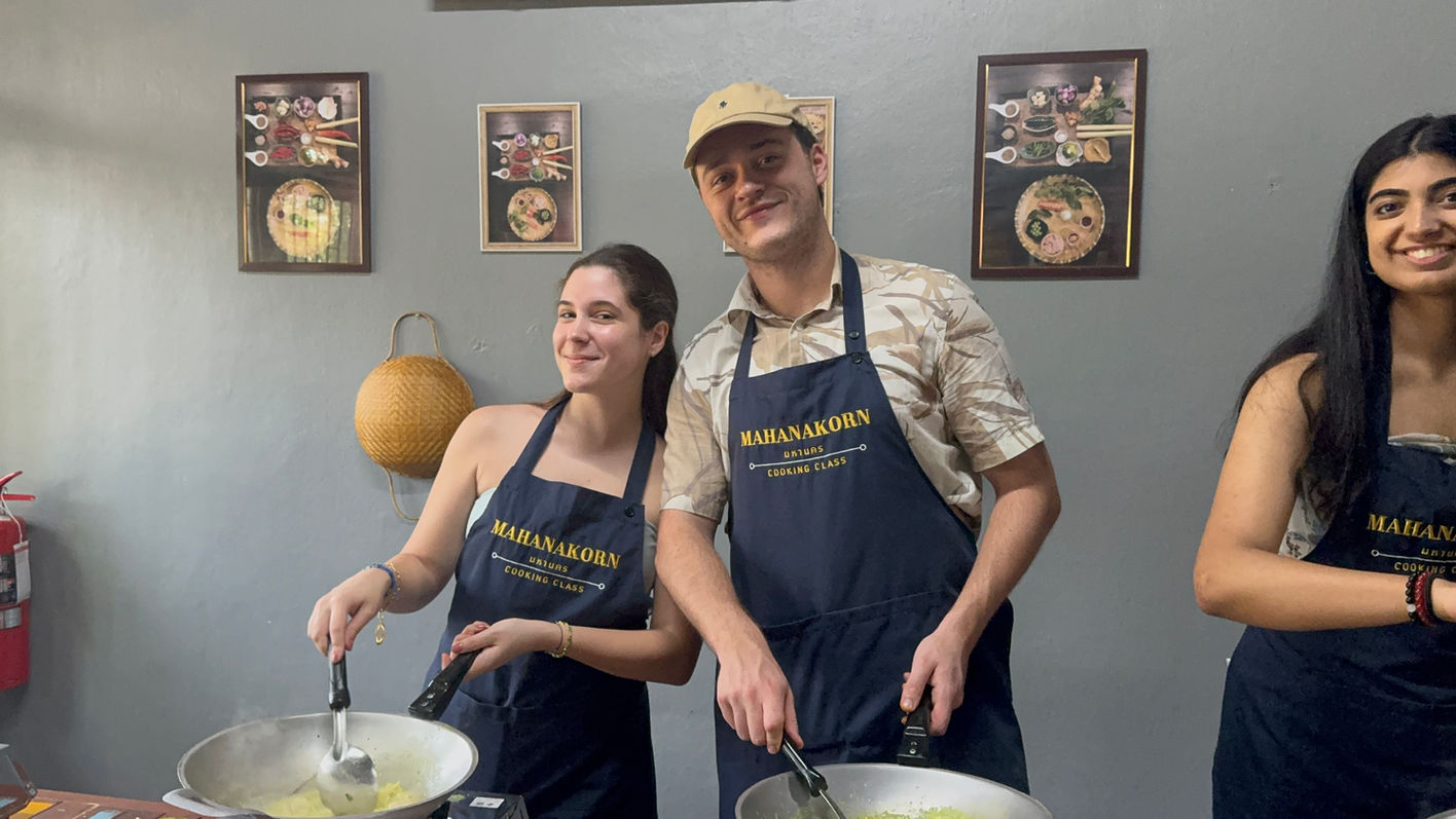 Hands-on Thai Cooking Class near Wat Pak Nam