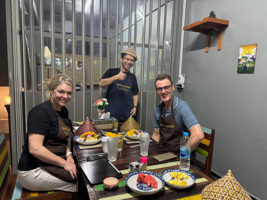 Hands-on Thai Cooking Class near Wat Pak Nam