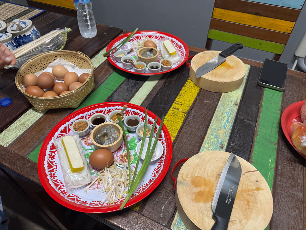 Hands-on Thai Cooking Class near Wat Pak Nam