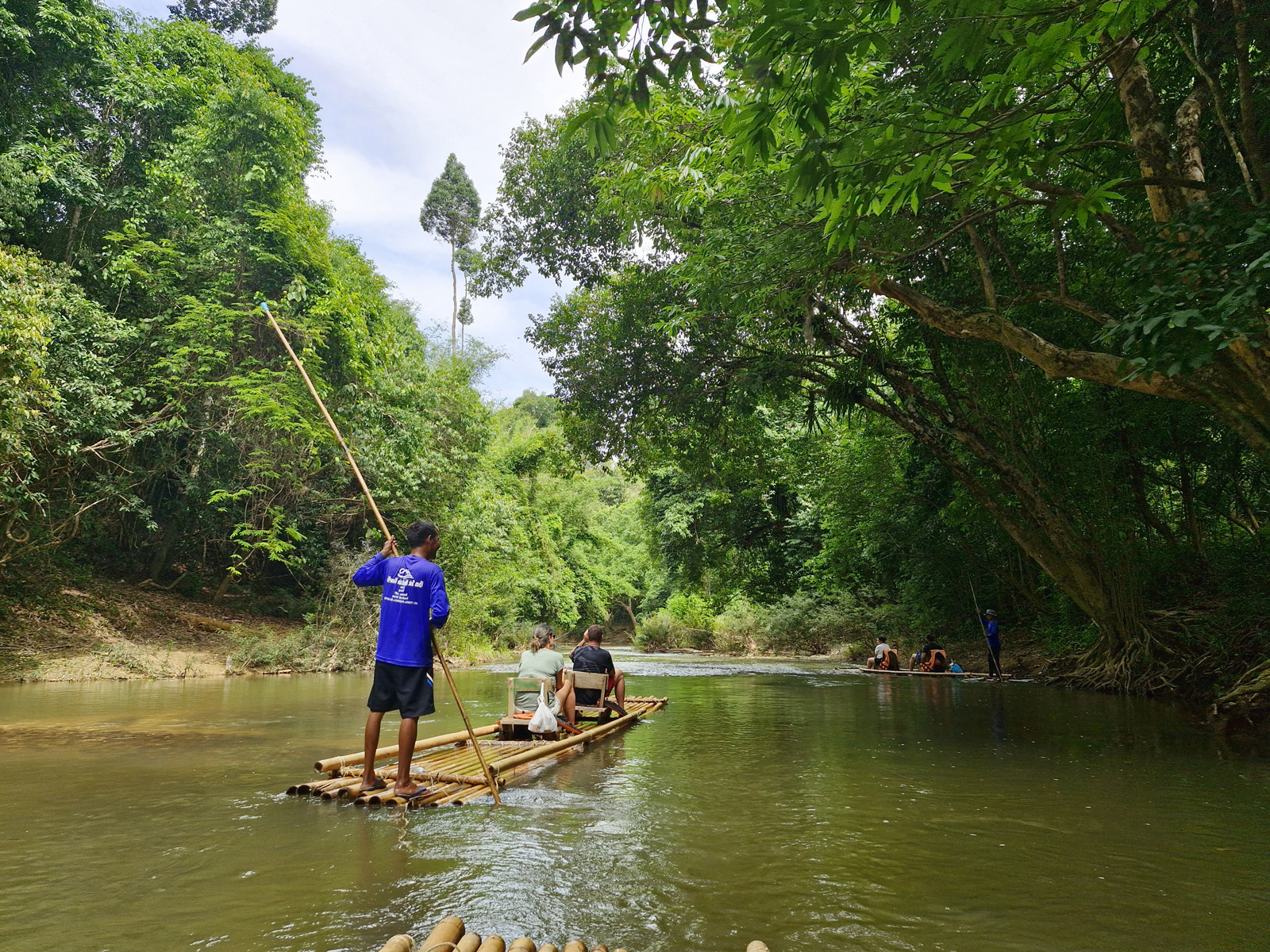 Khao Sok bamboo rafting tour from Khao Lak