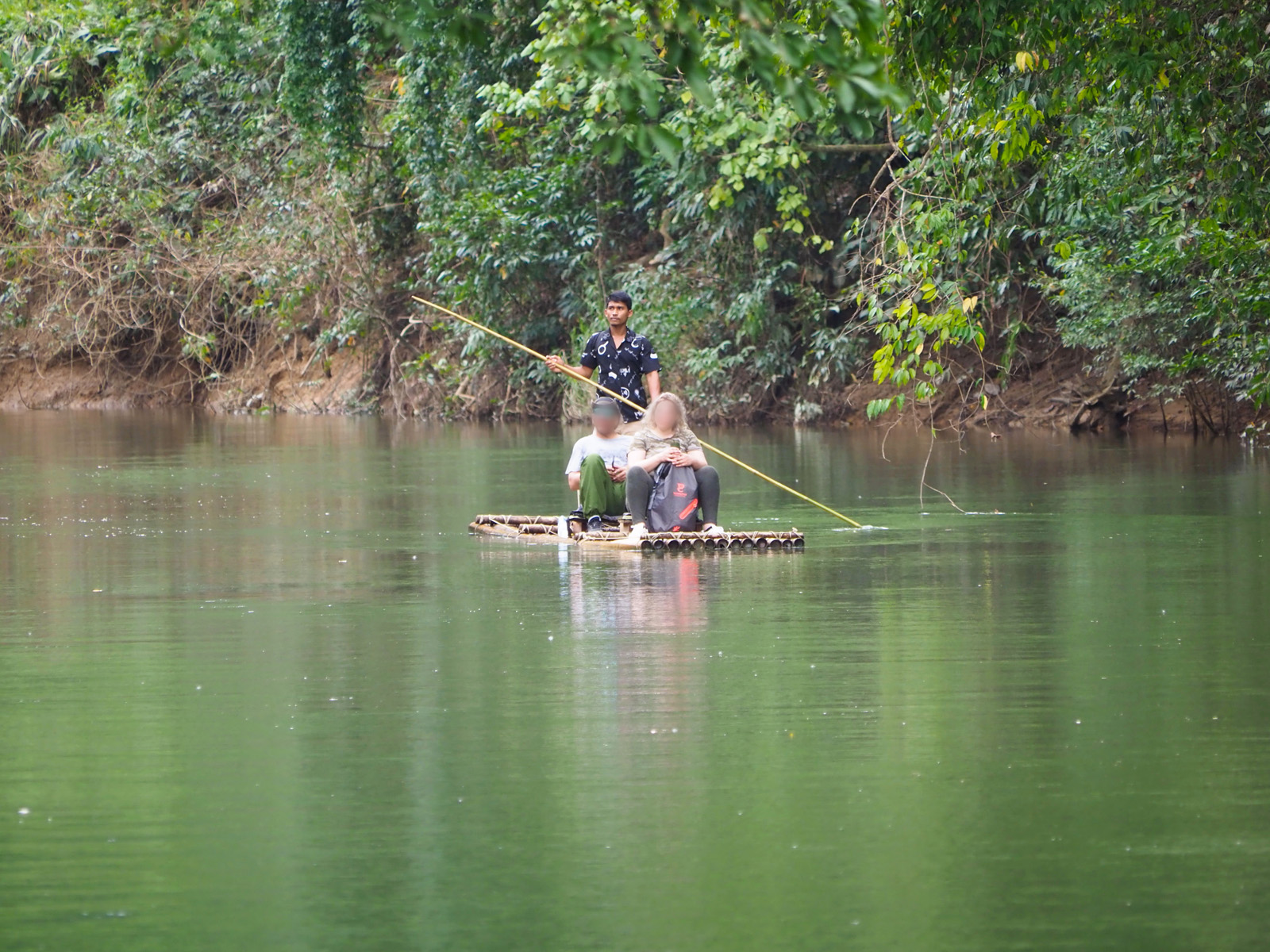 Khao Sok bamboo rafting tour from Khao Lak