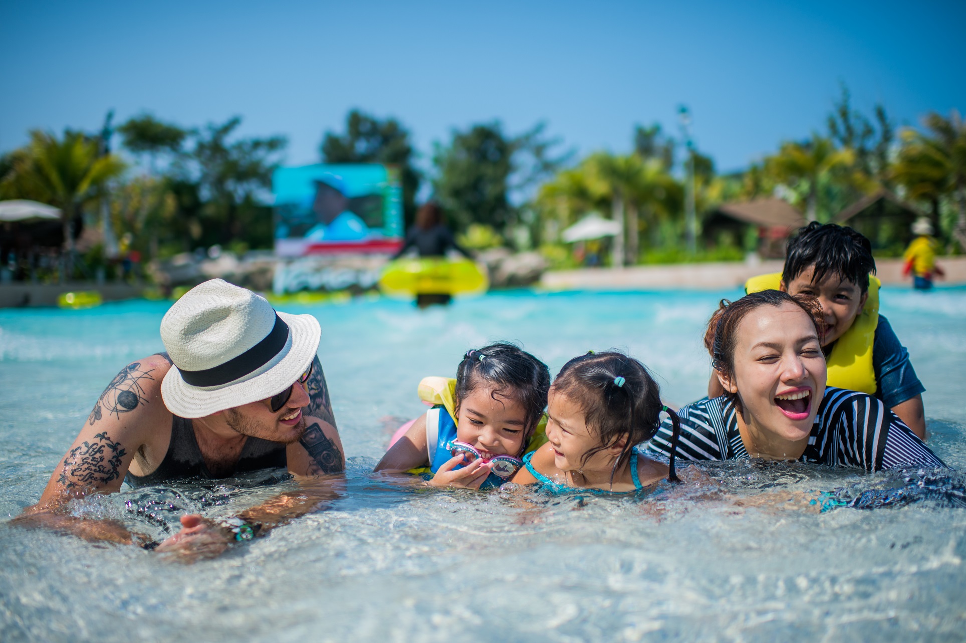 Vana Nava Wave Pool Family Fun