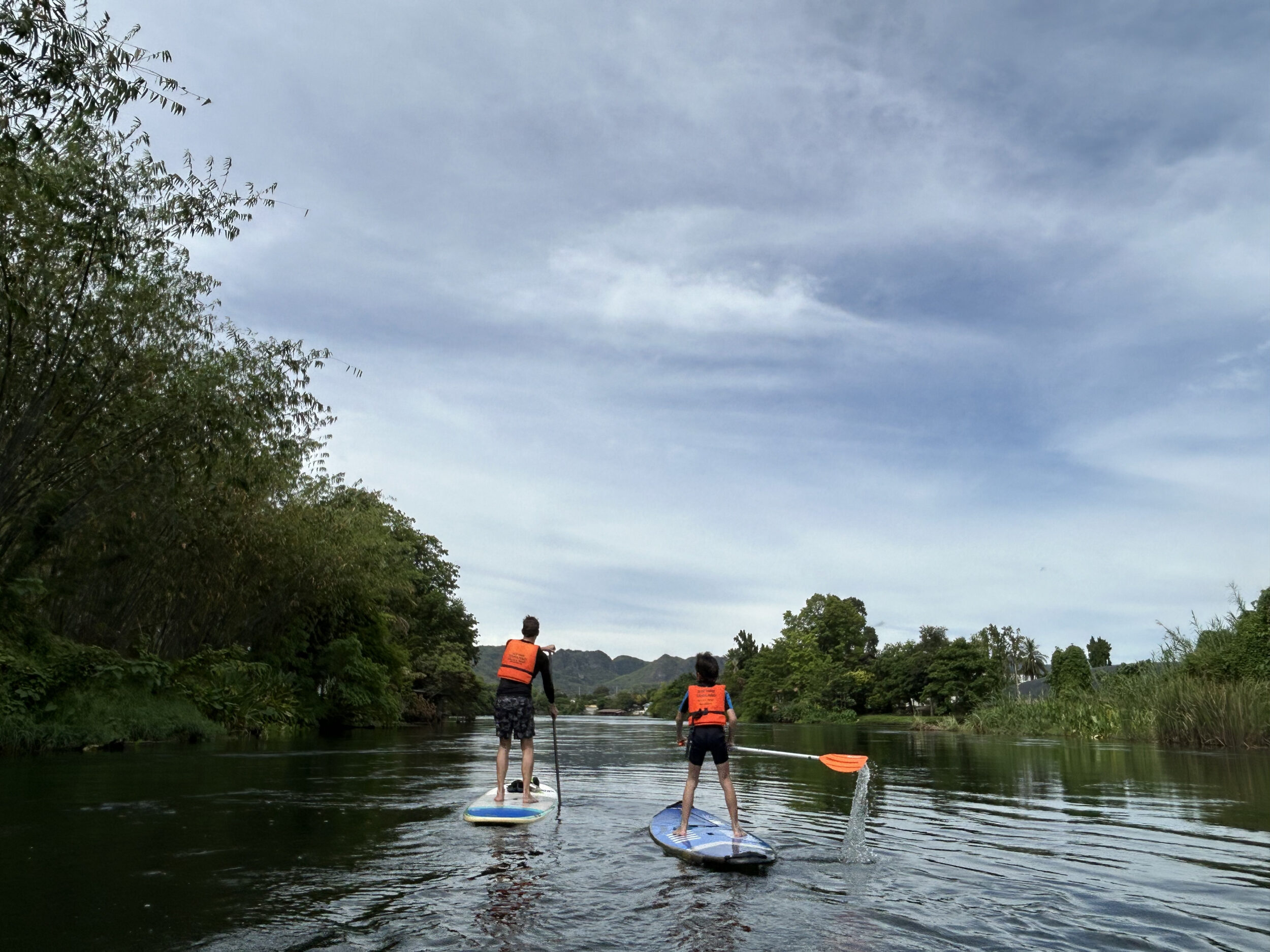 Kanchanaburi paddleboarding tour