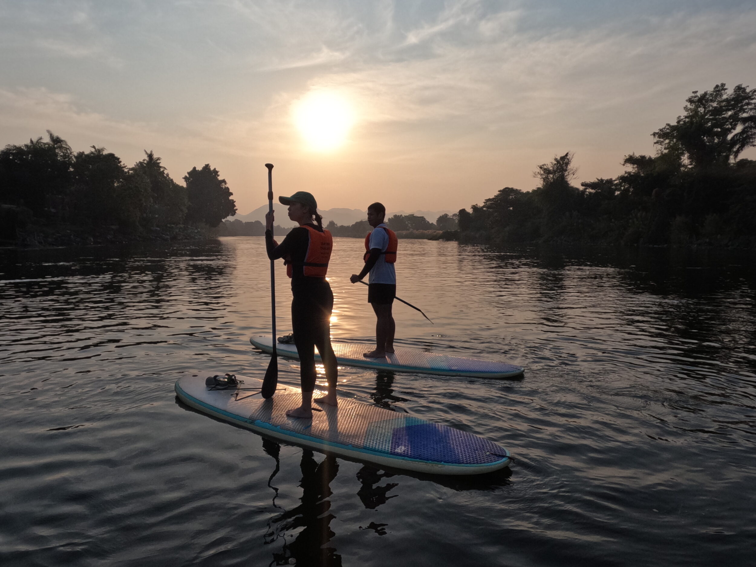 Kanchanaburi paddleboarding tour