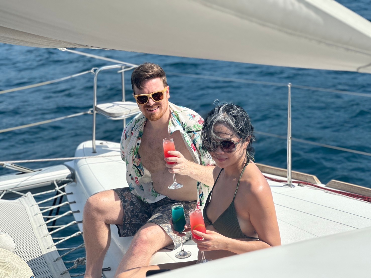 Golden Sunset Sailing Around Koh Lipe yacht cruise