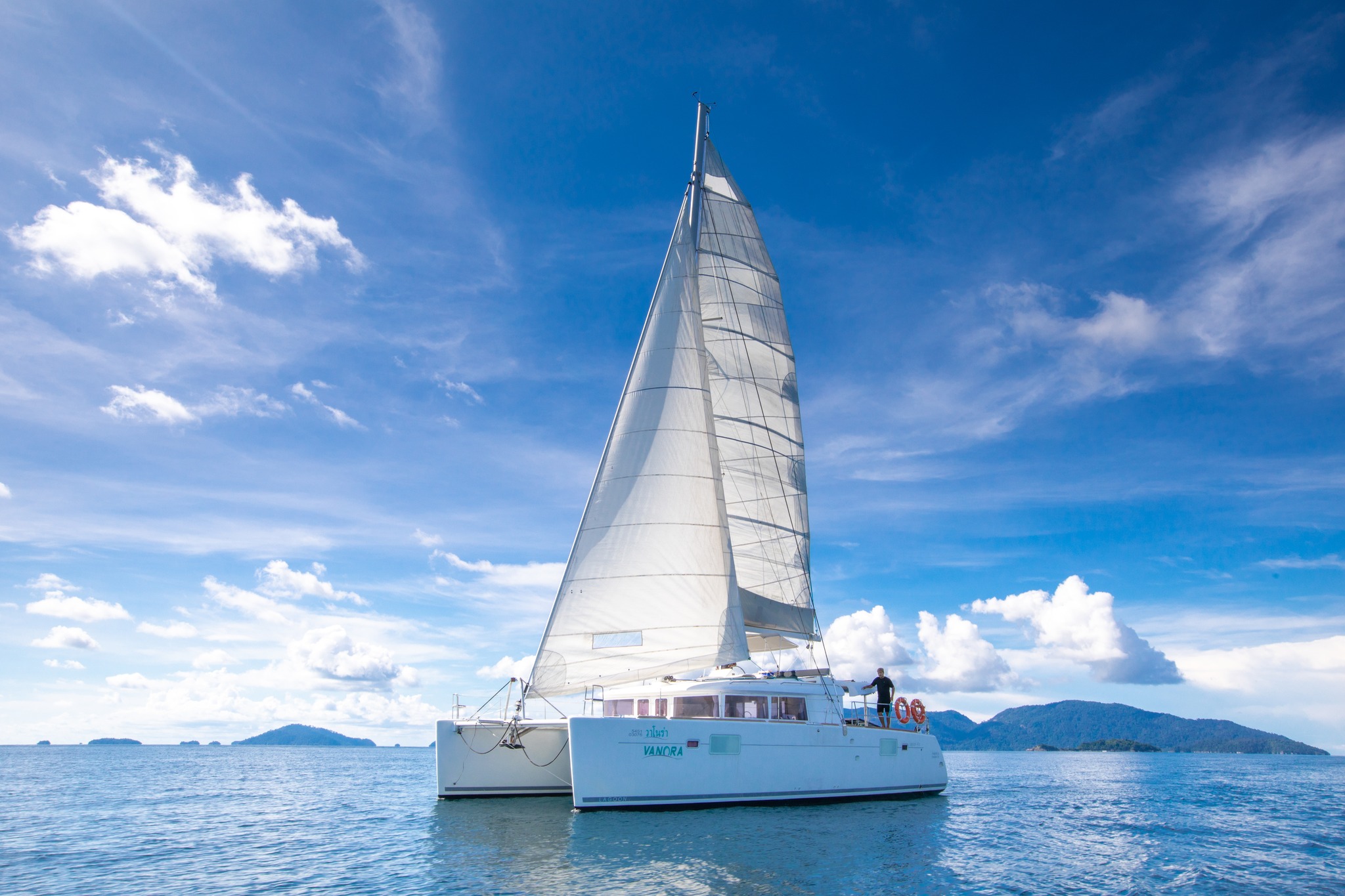 Golden Sunset Sailing Around Koh Lipe yacht cruise