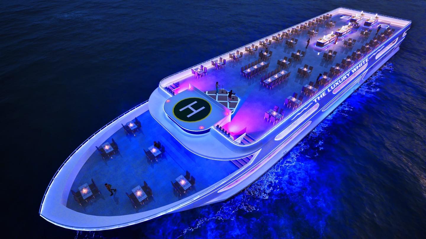 Luxury White Dinner Cruise Bangkok