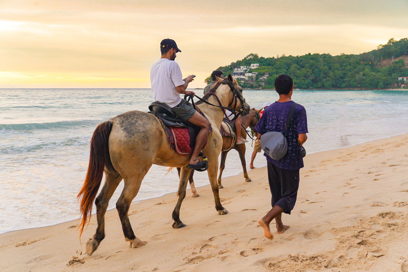 Phuket Kamala Beach Sunset Horse Riding