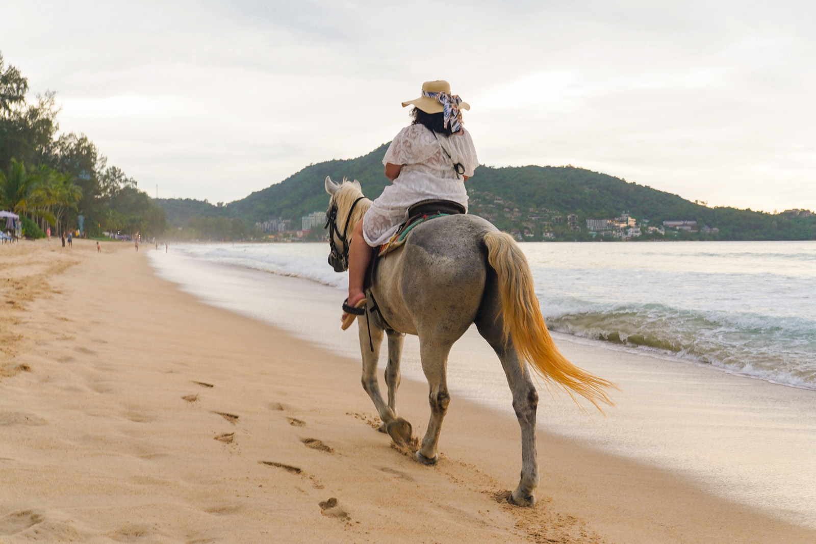 Phuket Kamala Beach Sunset Horse Riding