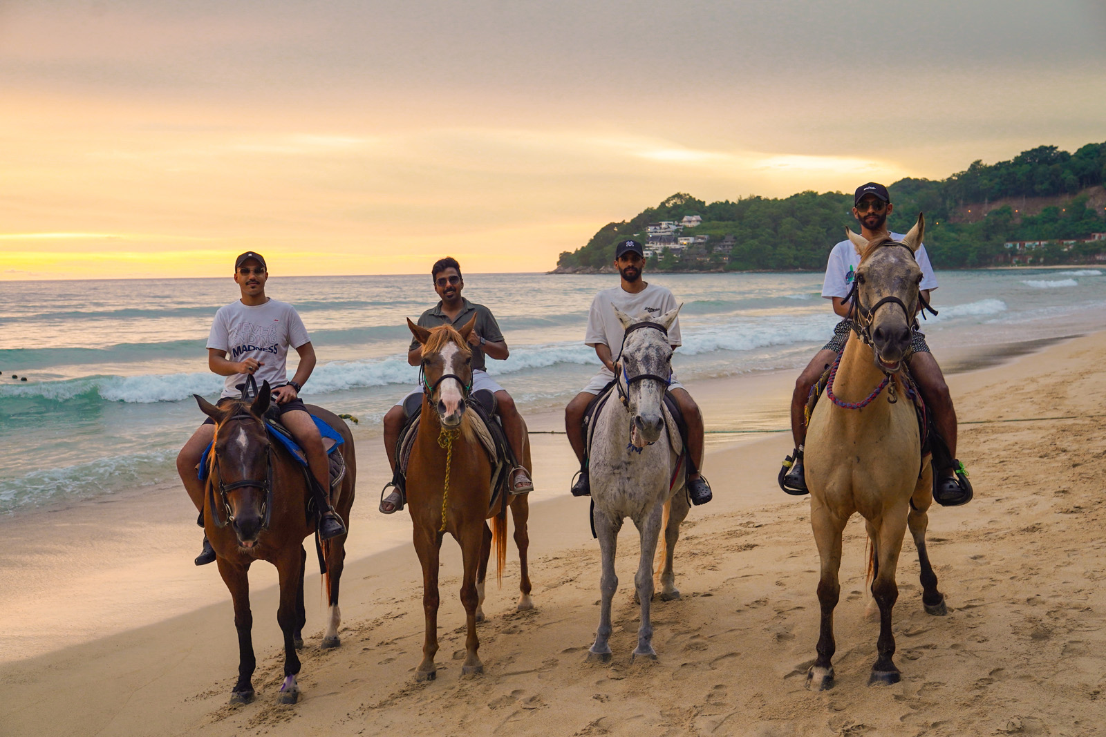 Phuket Kamala Beach Sunset Horse Riding