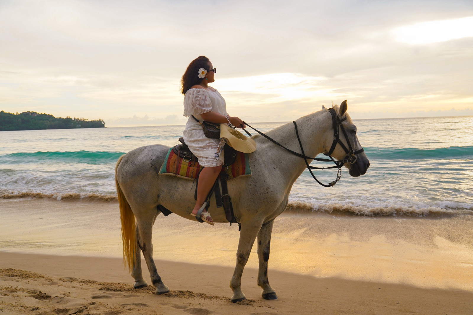 Phuket Kamala Beach Sunset Horse Riding