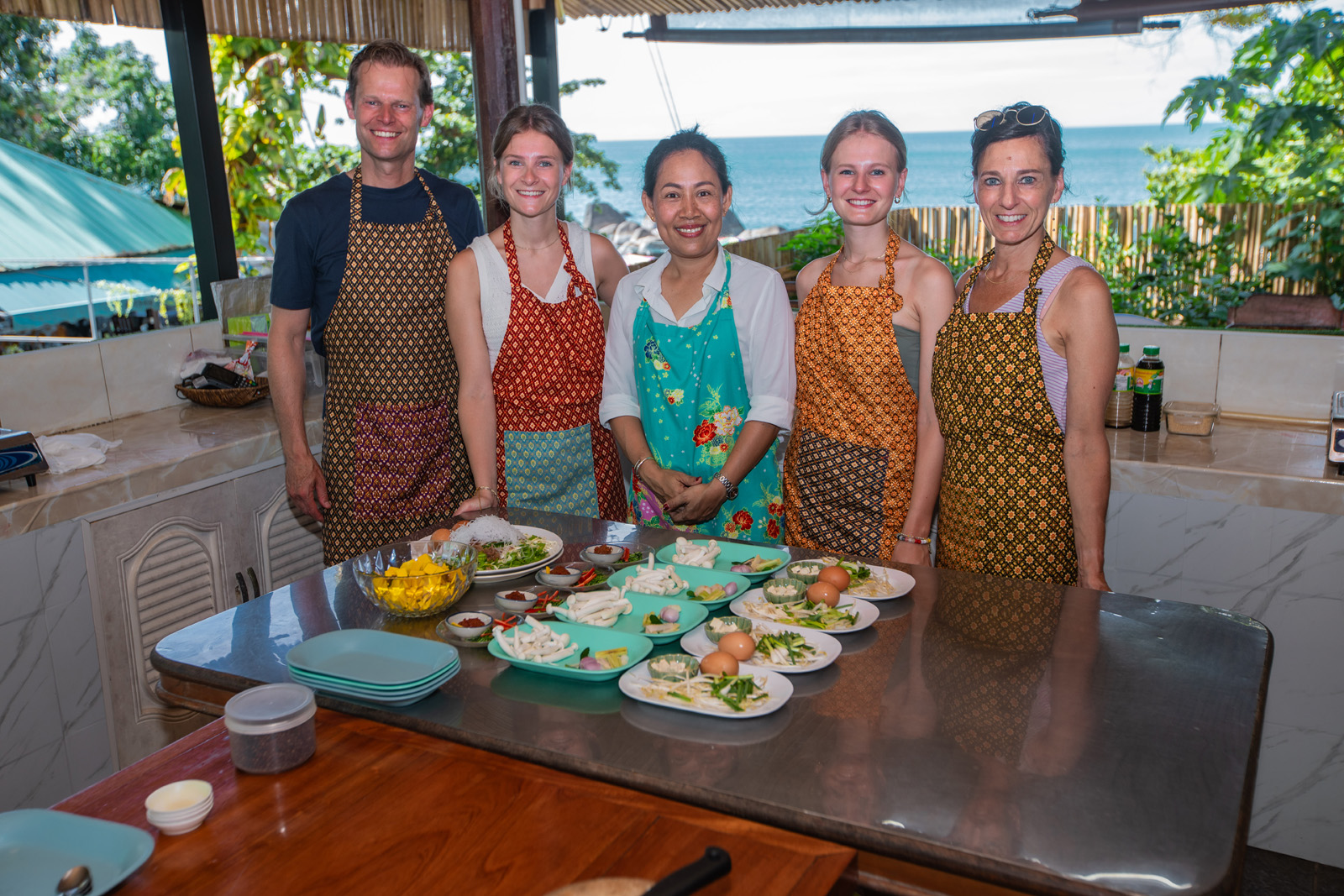 Thai cooking class with ocean view Koh Samui