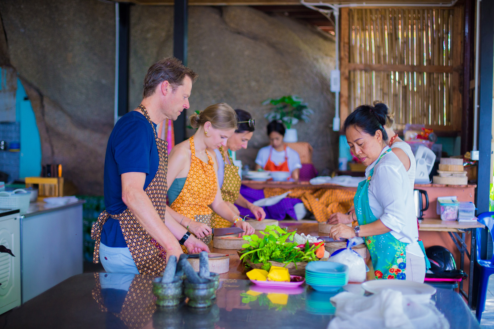 Thai cooking class with ocean view Koh Samui
