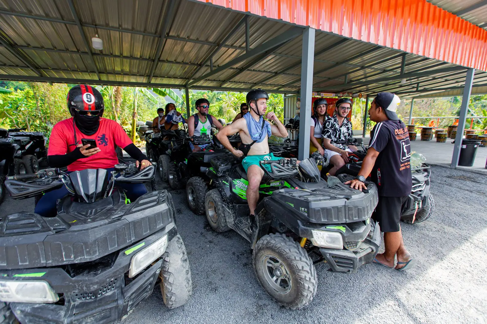 Full instruction and safety guidance, with helmets included for all participants.