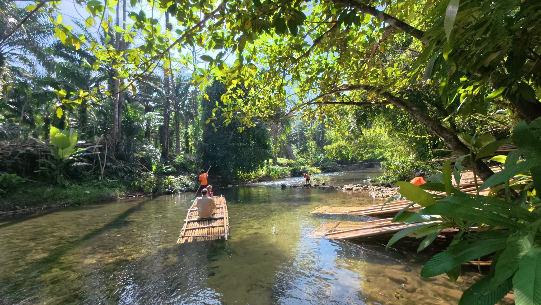 Khao Lak bamboo rafting tour