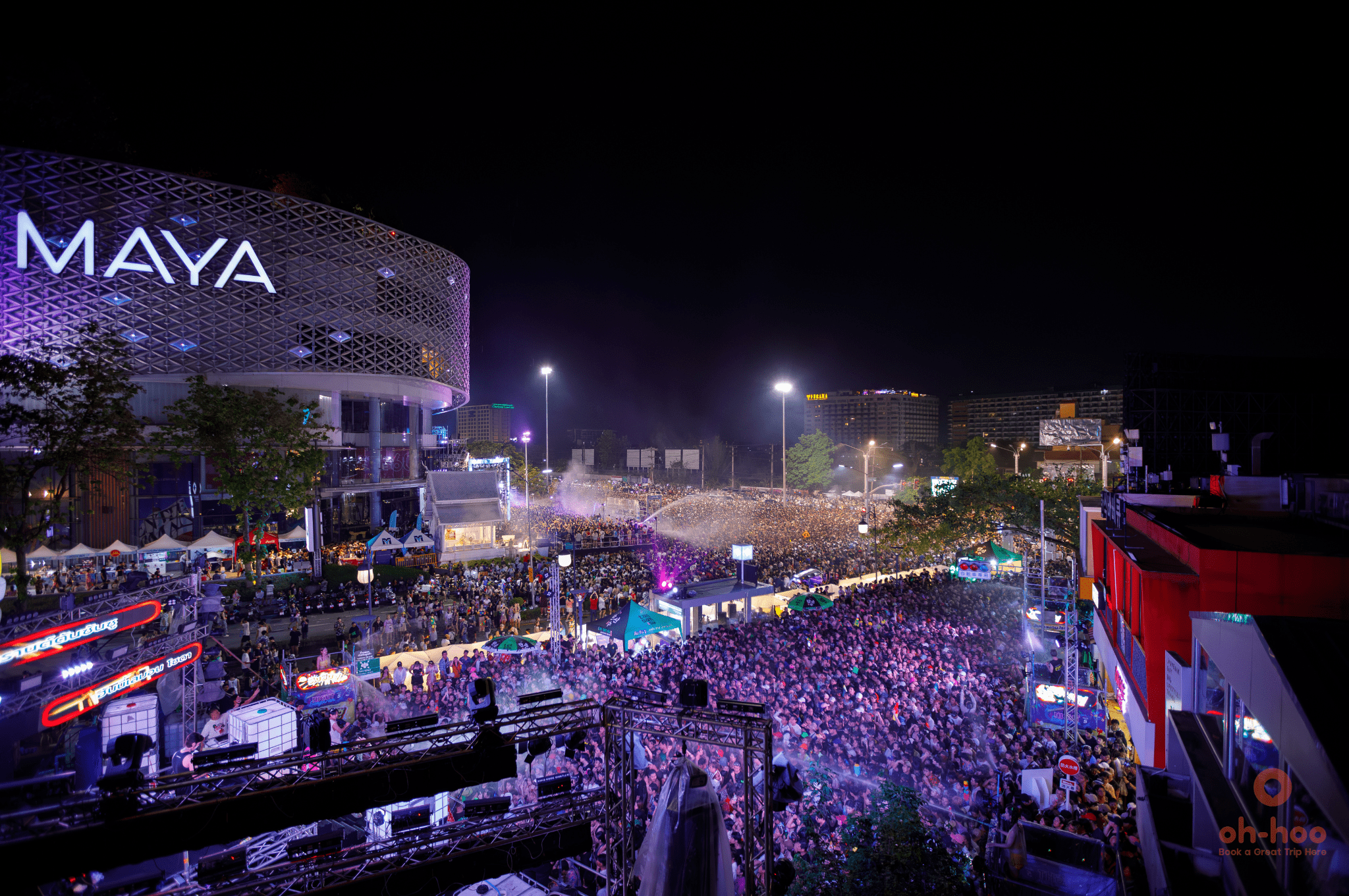Songkran Festival Tied in 3