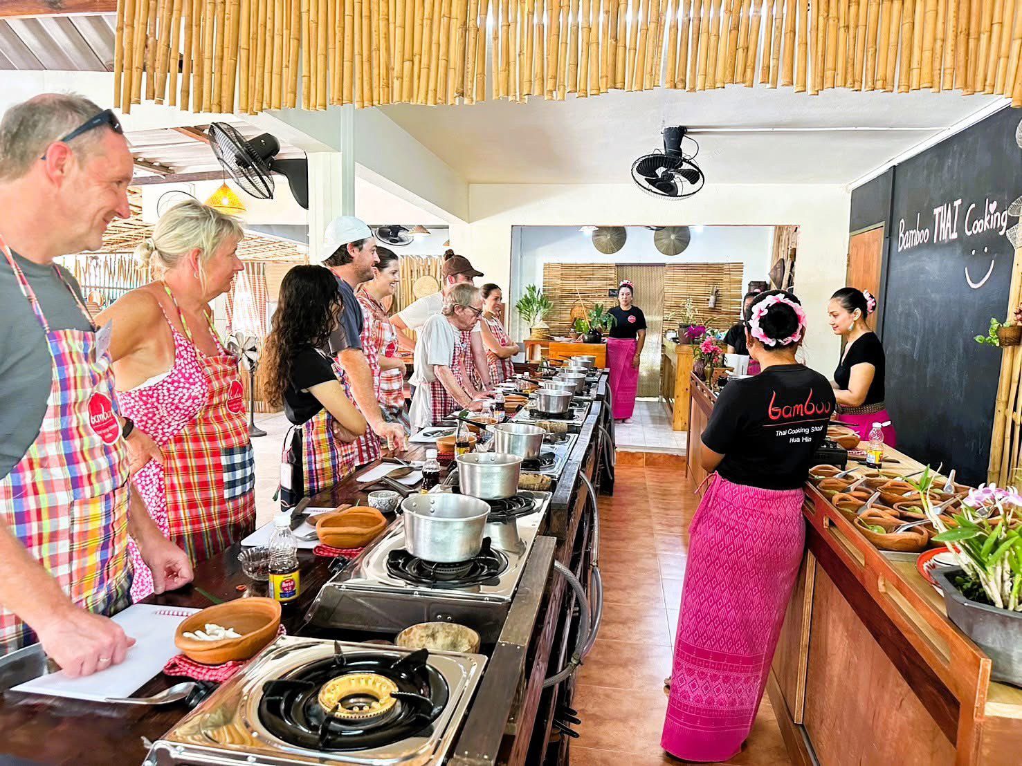 Hua Hin Thai cooking class garden