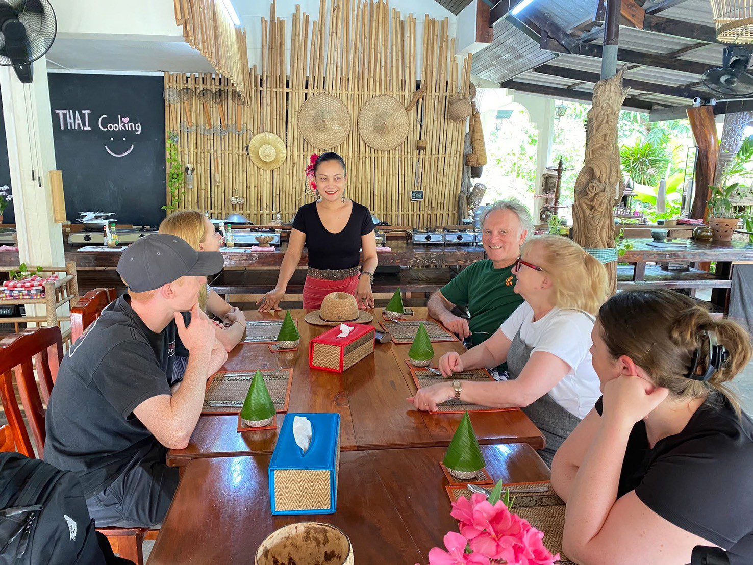 Hua Hin Thai cooking class garden