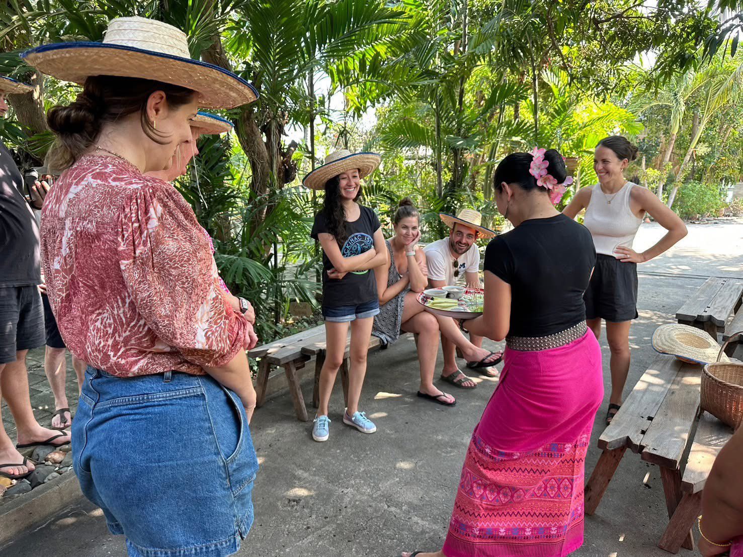 Hua Hin Thai cooking class garden