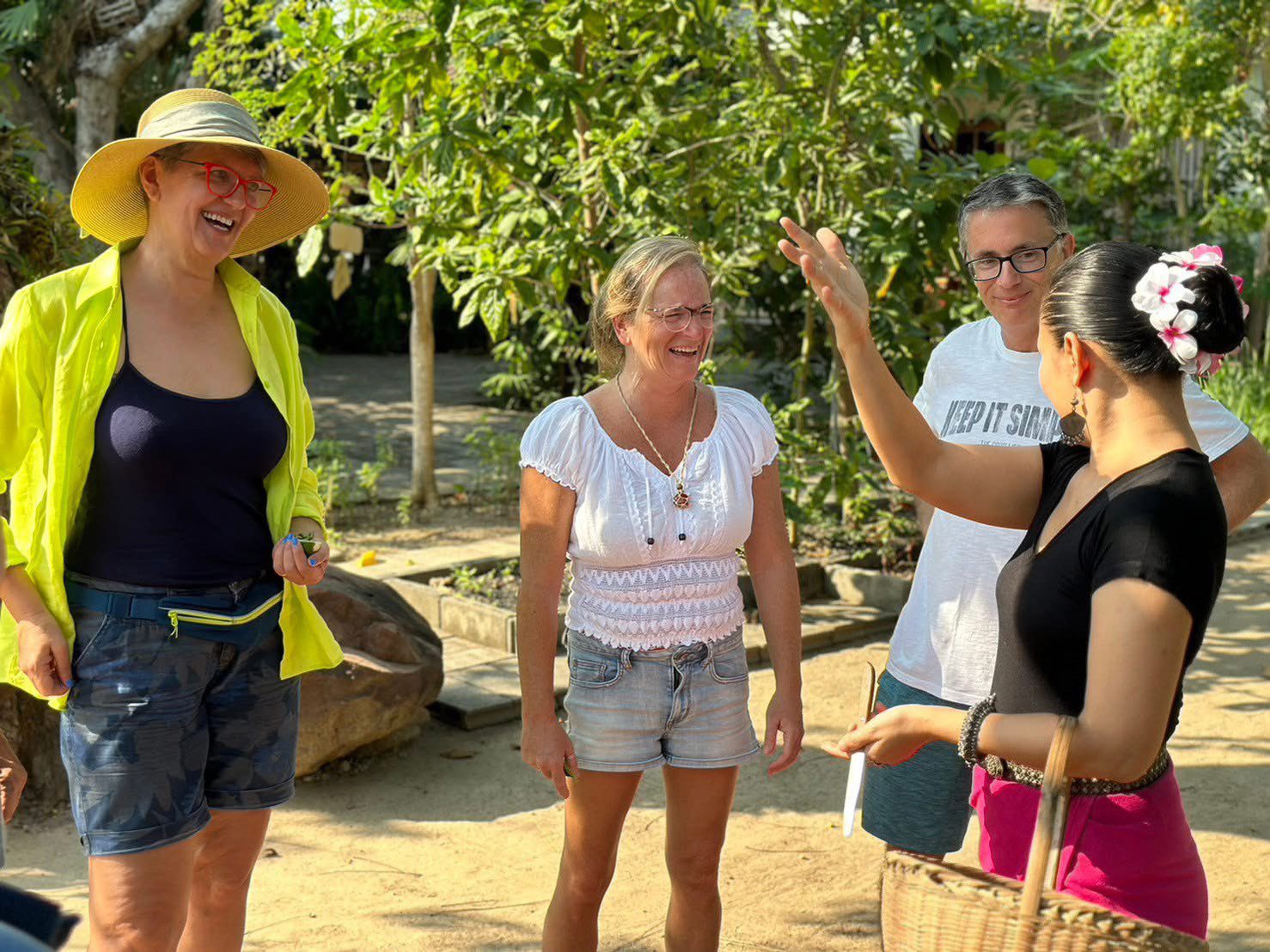 Hua Hin Thai cooking class garden