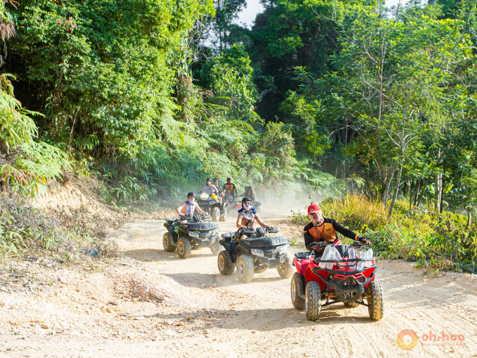 Koh Samui zipline and ATV adventure activities